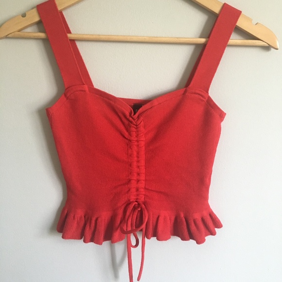 BUNDLE ME✨ KNIT RUFFLE TOP - Picture 1 of 4